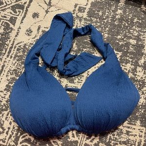 Navy blue bikini top